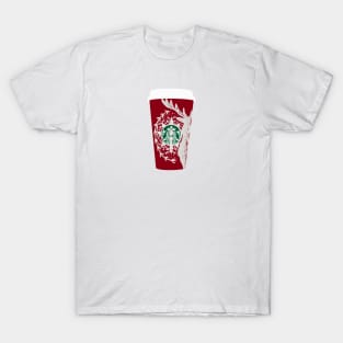 Christmas coffee cup T-Shirt